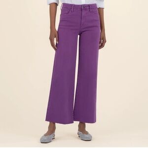 KUT NWOT Purple Wide-Leg Pants size 14